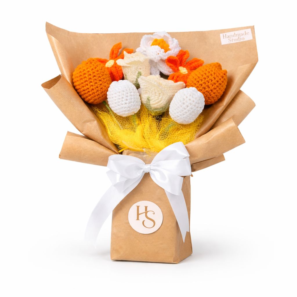 Handmade Crochet Flower Bouquet – Forever Flowers