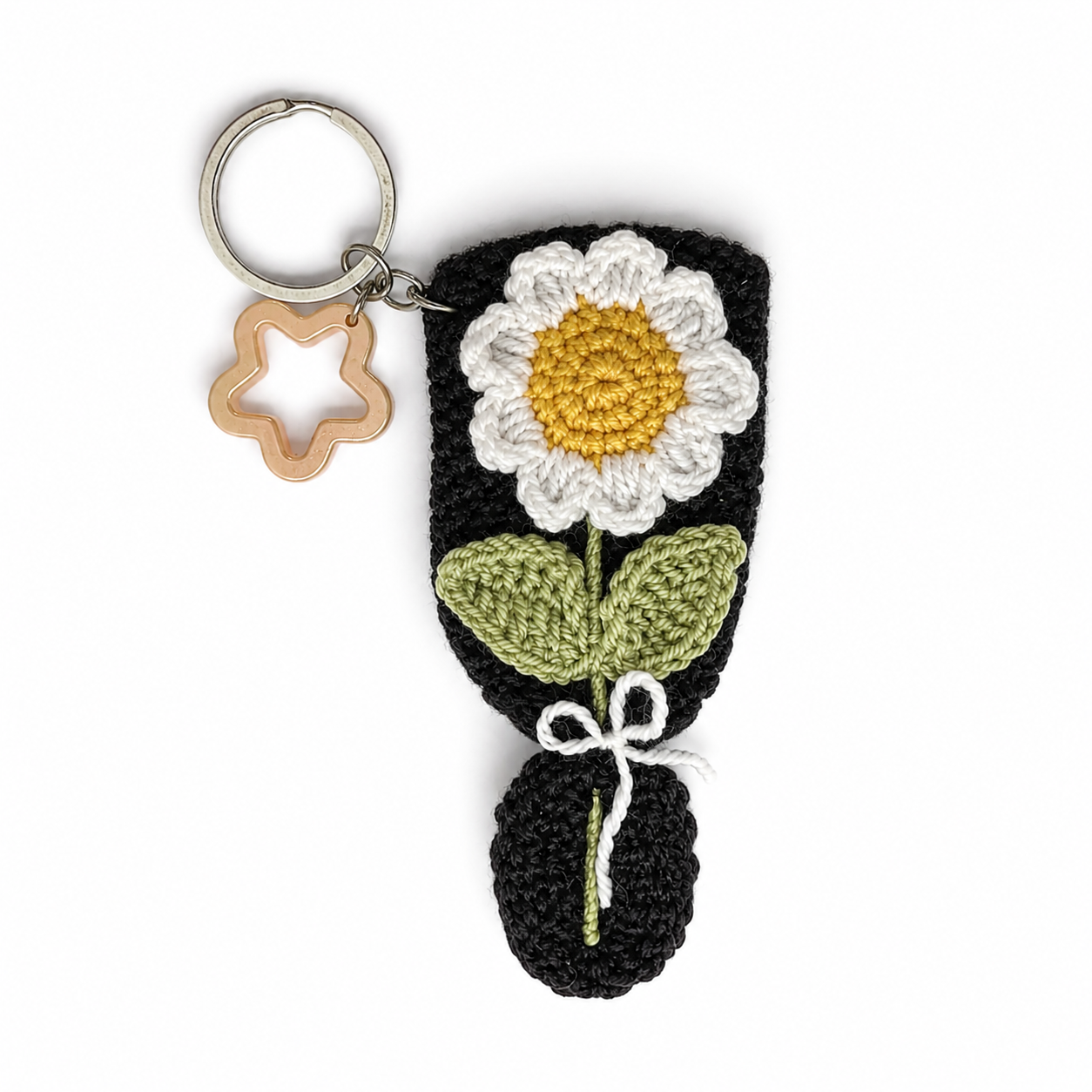 Crochet Keyring & Bag Charm 🌼